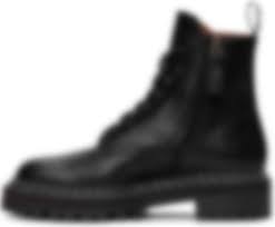 Proenza Schouler Black Lug Sole Combat Boots Ssense