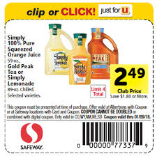 Priced at $0.99 each, make a purchase when the $1 off coupon is released. Simply Orange Juice Just 1 49 With Coupons Super Safeway