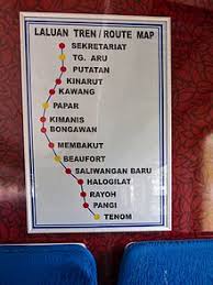 Dahulu, dari stasiun tegal terdapat percabangan jalur yang menuju ke pelabuhan tegal. Sabah State Railway Wikipedia