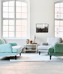 Just Look At Those Fabulous Arched Windows Tonal Living Room Furniture In Blue Green And Quality Living Room Furniture Ikea Sofa White Furniture Living Room