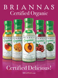Water, organic canola oil, organic mango puree concentrate, organic sugar, organic white vinegar, salt, . Briannas Fine Salad Dressing Introduces Organic Line Of Dressings Business Wire