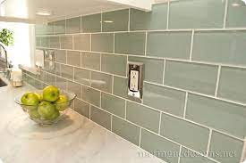 Deep Thoughts By Cynthia Kitchen Remodel Part 4 Kitchen Tiles Backsplash Green Subway Tile Kitchen Marble
