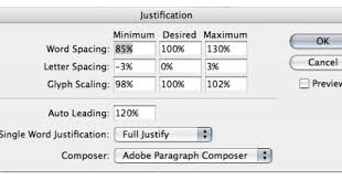 Setting For Forced Justified Type In Indesign Typography Forcejustified Tutorial Type Setting Lettering