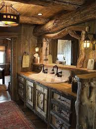 Find bathroom vanities at wayfair. Rlcb37 Ideas Here Rustic Log Cabin Bathroom Collection 4689