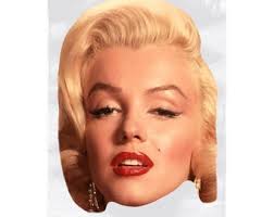 Rubies MMONR02 Marilyn Monroe Diamonds Card Mask Card Mask Face