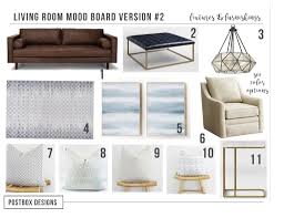 Transitional spaces evoke a clean, serene atmosphere by relying on soothing, neutral hues: Room Makeover Reveal Modern Meets Traditional Transitional Living Room Design Postbox Designs