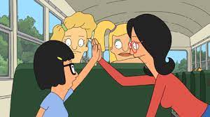 A cut reveals that curls to his mustache and boy toy were drawn on loose lips: Preview Pics Bob S Burgers The Grand Mama Pest Hotel Bubbleblabber