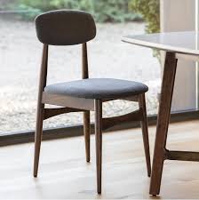 Clearance Gallery Direct Barcelona Chair Pair New D216 Dining Chairs Fabric Dining Chairs Wooden Dining Chairs