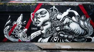 Black And White Mural Street Art Street Art London A Mural With Stunning Black And White Detail By Belgian Artist Caratoes Sclater Street Sho Street Art London Street Art Artist Documentary