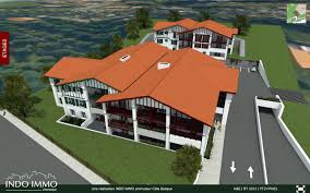 Maquette Virtuelle 3d Interactive Du Programme Vefa Lauburu A Hendaye Immobilier Exterieur Maquette
