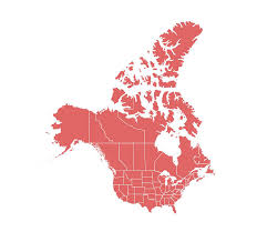 The bigger the airport, the bigger the confusion. Download A Blank Map Of North America From This List Mapsvg Blog