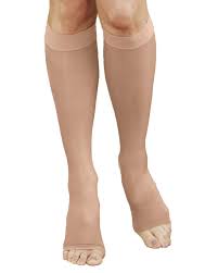National Therapeutic Support Open Toe Knee High Natural Medium 3 Pk Firm Check Out The Image By Visiting The Link Open Toe Support Stockings Knee High