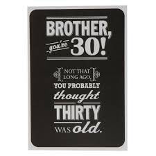 Get it as soon as fri, jun 18. Brother 30th Birthday Birthday Card Buy Online In Andorra At Andorra Desertcart Com Productid 30451562