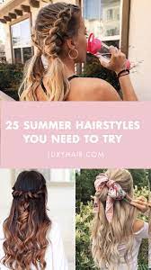 27 Easy Summer Hairstyles Hair Advice Luxy Hair Blog Easy Summer Hairstyles Summer Hairstyles Hair Styles