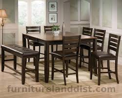 Elliott 5 Piece Counter Height Table And 4 Chairs 699 00 Table 350 00 54 Brown Dining Room Set Dark Brown Dining Room Set Counter Height Dining Table