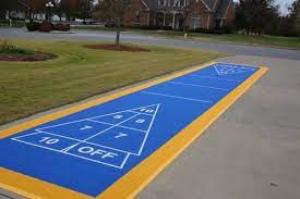 Shuffleboard Court Tile Flooring Options Sports Flooring At Builtrite Bleachers Outdoor Shuffleboard Outdoor Basketball Court Shuffleboard