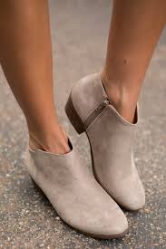 Kick Back Taupe Ankle Boots Low Ankle Boots Boots Outfit Ankle How To Wear Ankle Boots