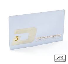 They come in a variety of colors, so whatever your preference is, you're covered. Genuine White Metal Business Cards At Metalkards Com