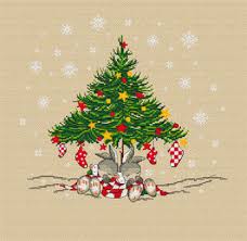 Check spelling or type a new query. Les Petites Croix De Lucie Christmas Bunnies Tree Cross Stitch Pattern 123stitch