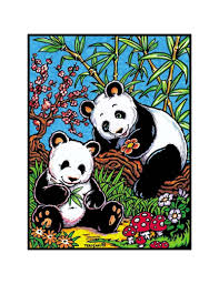 481 389 672 просмотра • 20 дек. Grand Coloriage Les Pandas En Velours Terciart