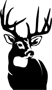 Black And White Deer Clipart Images Perfect 10 Whitetail Deer Wall Decal Deer Wall Decal Deer Stencil Deer Silhouette