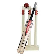 It may also be used by a batter who is making their ground to avoid a run out, if they hold the bat and touch the ground with it. Gray Nicolls Mini Cricket Bat Stumps Ball Set Rebel Sport
