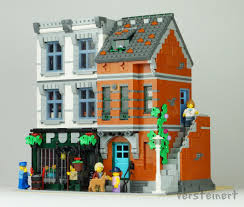 Modular Pub Alternate Build For 10264 Corner Garage Lego Town Eurobricks Forums Lego Architecture Lego House Lego Modular