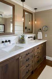 Located on the north shore of lake michigan in chicago, the home is a stunner with white painted brick, metal roofing. If You Re Opting For A Modern Farmhouse Style Go Ahead Of Time And Place The Cow Pr Farmhouse Master Bathroom Bathroom Remodel Master Rustic Bathroom Vanities
