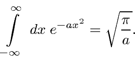 (71) sin ax dx = − 1 cos ax a. Integral Of Gaussian