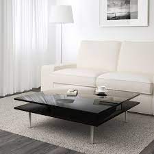 Couchtisch weiß hochglanz mit schublade case 120x60x38cm wohnzimmertisch günstig auf amazon.de: Tofteryd Couchtisch Hochglanz Schwarz 95x95 Cm Ikea Deutschland