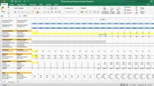 It also provides a dashboard that can be customized with your desired income and expenses by category so you can track your budget throughout the month. Saas Revenue Forecast Excel Template Eloquens