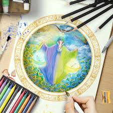 Irina4art Libra Zodiac Sign Illustration For Maisondmd Brand Hand Draw Artwork Color Pencils On Paper Horoscope Sign Art Sign Art Zodiac Sign Libra