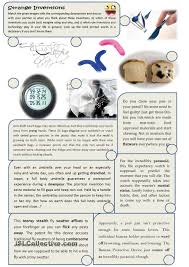 Strange Inventions Inventions Mini Reading Reading Comprehension Activities