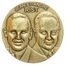 MEDAILLE JEAN ET ANDRÉ RIST