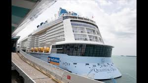 Royal caribbeans's quantum of the seas cruise ship, cruise to nowhere out of singapore during coronavirus lockdowns. Elderly Couple Test Positive For Covid 19 On Royal Caribbean Cruise Loop News