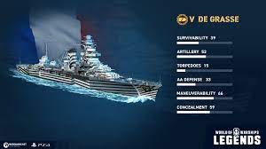 He wanted to sail out in force to meet them. Psa French Premium Cruiser De Grasse Wows Legends
