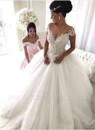 Durchsuchen sie unsere beeindruckende sammlung von brautkleider prinzessin mit aschenputtel, fee & royal kleidungsstil. Elegantes Prinzessin Brautkleid Mit Spitze Und Tull Hochzeitskleider Schultfrei Online Kaufen Babyonlinewholesale