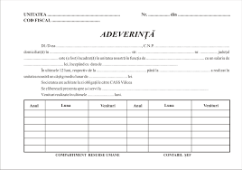 Model adeverinta salariat ordonanta militara. Adeverinta Salariat A5