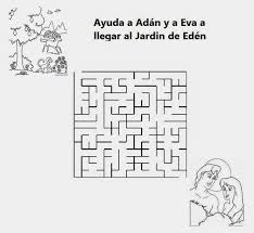 Fichas de observación y concentración para trabajar laberintos con los niños. Laberintos Biblicos Para Ninos Laberintos Ninos