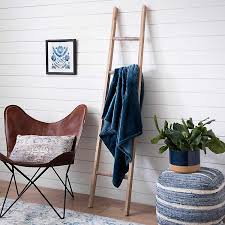 From vintage ladders that have been retired from traditional service to those that are created solely for decoration, ladders make a great decor item. Natural Wood Leaning Ladder Kirklands