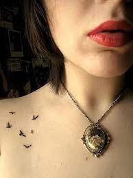 Check spelling or type a new query. Small Flying Raven And Crow Tattoo On Collar Bone Truetattoos