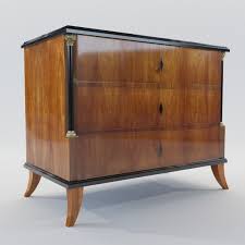 3d Model Biedermeier Commode With Columns South Germany Munich 1820 Georg Britsch 3d Model For Architects Cherry Wood Furniture Furniture Wood Furniture