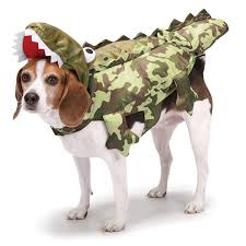 Zack Zoey Camo Alligator Costume For Dogs Small
