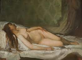 Mujeres dormidas y el hombre la desnuda