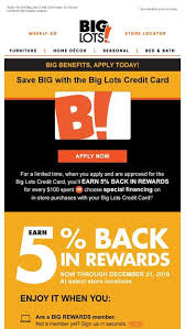 Credit card agreement for big lots cards in capital one,® n.a. You Re Invited Big Lots Email Archive