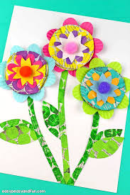 Newspaper Flowers Recycled Craft For Kids Easy Peasy And Fun Recycled Crafts Kids Recycled Art Projects Kids Art Projects
