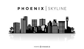 Knoxville tn skyline cosmetic makeup bag. Phoenix Skyline Silhouette Phoenix Skyline Skyline Silhouette City Skyline Silhouette