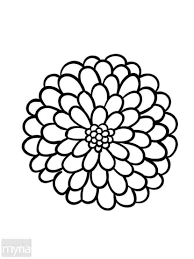 Free printable flower coloring page to download this template, click on the image below to access the pdf file. Simple Flower Coloring Pages Ahliahzuhairi
