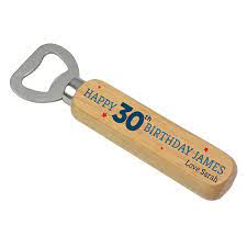 It means you've taken the time to find. Personalised 18th 21st 30th 40th 50th 60th Birthday Gifts For Men Son Dad Grandad Brother Uncle Any Age And Name Wooden Beer Drinks Bottle Opener Happy 30th Birthday Gifts