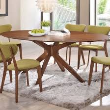 Stratton Oval Dining Table Walnut Memoky Com Oval Table Dining Modern Oval Dining Table Oval Dining Room Table